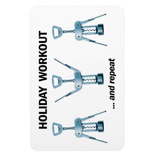Holiday Workout Magneet (Verticaal)