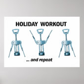 Holiday Workout Poster (Voorkant)
