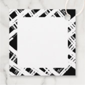 HOLIDAY WRAPPING Merry Kerstelegant zwart Bedankjes Labels (Achterkant)