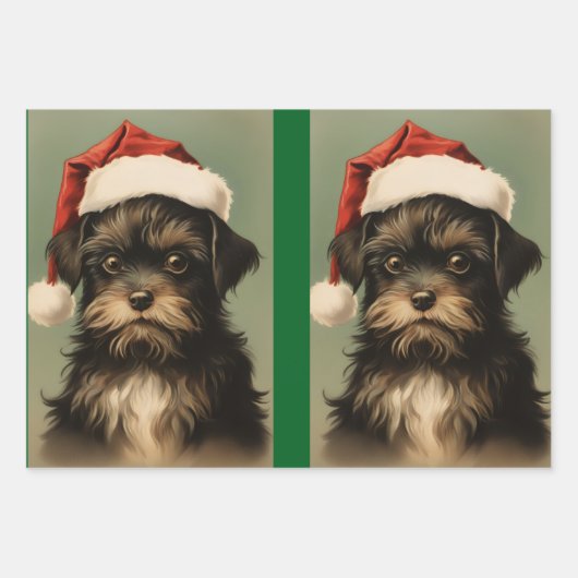 Holiday Wrapping Paper Flat Sheet Set of 3 (Voorkant 3)