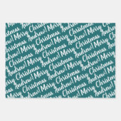 Holiday Wrapping Paper Set of 3 Sheets (Voorkant)