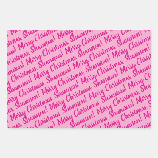 Holiday Wrapping Paper Set of 3 Sheets (Voorkant 3)