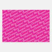 Holiday Wrapping Paper Set of 3 Sheets (Voorkant)