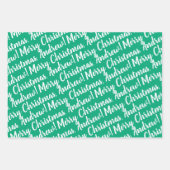 Holiday Wrapping Paper Set of 3 Sheets (Voorkant 3)