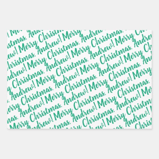 Holiday Wrapping Paper Set of 3 Sheets (Voorkant 2)