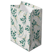 Holiday Wrapping Paper Sheets Medium Cadeauzakje (Voorkant Gekanteld)