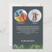 Holiday Wreatfoto Card Feestdagenkaart (Achterkant)