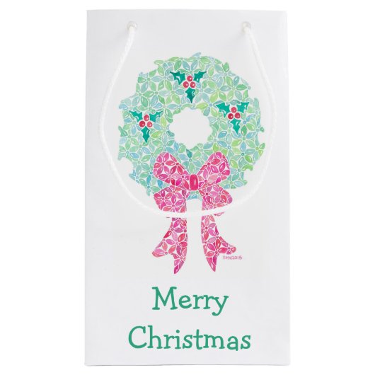 Holiday Wreath Cadeau van Sue Weidlich Klein Cadeauzakje (Achterkant)