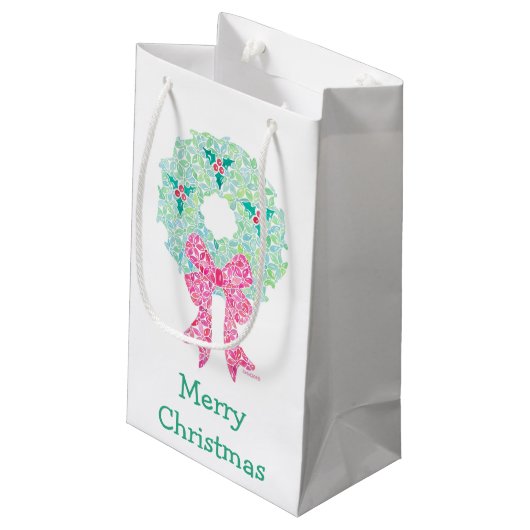 Holiday Wreath Cadeau van Sue Weidlich Klein Cadeauzakje (Achterkant Gekanteld)