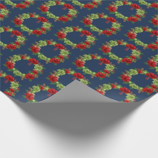 Holiday Wreath Cadeaupapier (Hoek)