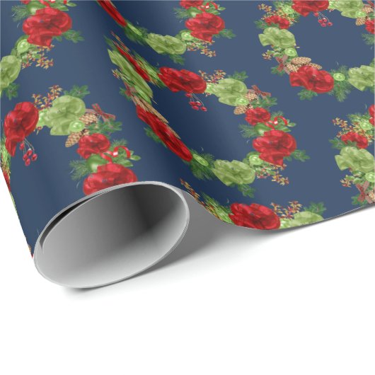 Holiday Wreath Cadeaupapier (Rol Hoek)