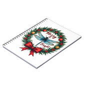 Holiday Wreath Dragonfly Notitieboek (Linkerzijde)