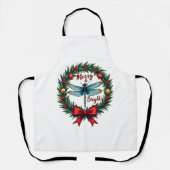 Holiday Wreath Dragonfly Schort (Voorkant)