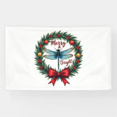 Holiday Wreath Dragonfly Spandoek (Horizontaal)