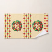 Holiday Wreath Knit Bad Handdoek (Handdoek)