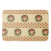 Holiday Wreath Knit Badmat (Voorkant)