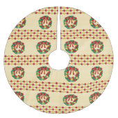 Holiday Wreath Knit Kerstboom Rok (Voorkant)