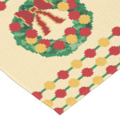 Holiday Wreath Knit Korte Tafelloper (Hoek)