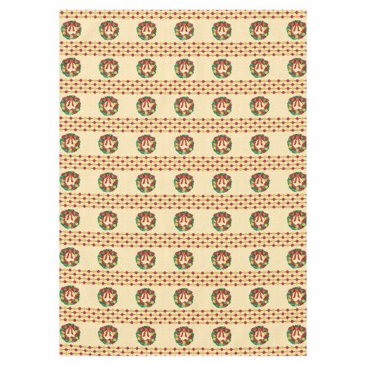 Holiday Wreath Knit Tafelkleed (Voorkant)