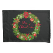 Holiday Wreath Kussensloop (Voorkant)