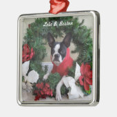 Holiday Wreath Lola B. Boston Ornament (Links)