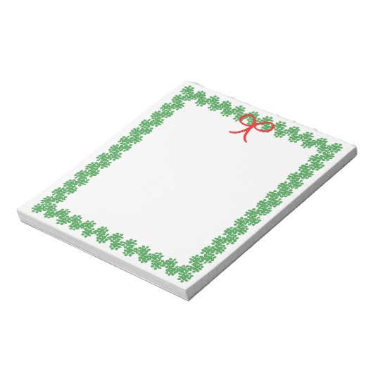 Holiday Wreath Notepad Notitieblok (Linkerzijde)