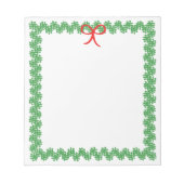 Holiday Wreath Notepad Notitieblok (Voorkant)