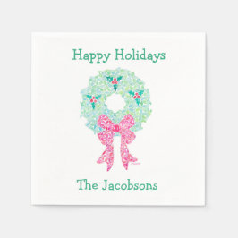 Holiday Wreath servetten van Sue Weidlich