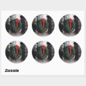 Holiday Wreath Sticker (Vel)