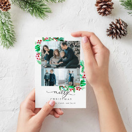 Holiday Wreatscript 3 Foto Merry Kerstmis Chic