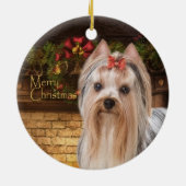 Holiday Yorkie Ornament (Achterkant)