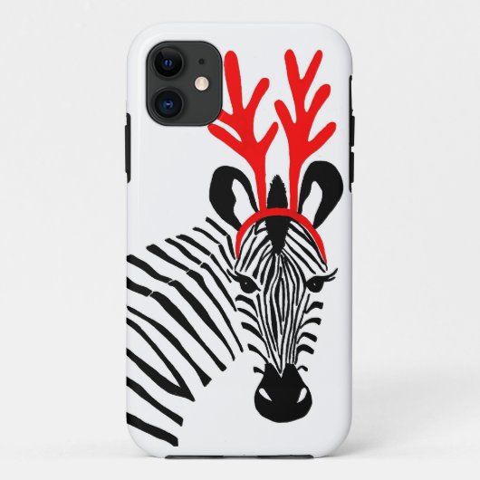 Holiday Zebra IPhone Case (Achterkant)