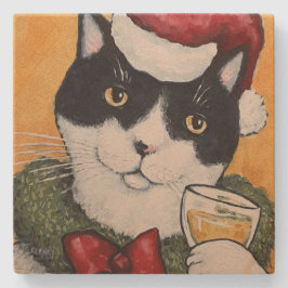 HolidayCheersCoaster Stenen Onderzetter