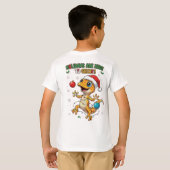 Holidays Are Here to Gecko – Cute Christmas Gecko T-shirt (Achterkant volledig)