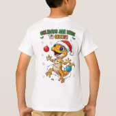Holidays Are Here to Gecko – Cute Christmas Gecko T-shirt (Achterkant)