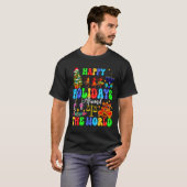 Holidays Around World Xmas Hanukkah Kwanzaa Diwali T-shirt (Voorkant volledig)