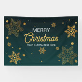 Holidays Christmas party backdrop  Spandoek (Horizontaal)