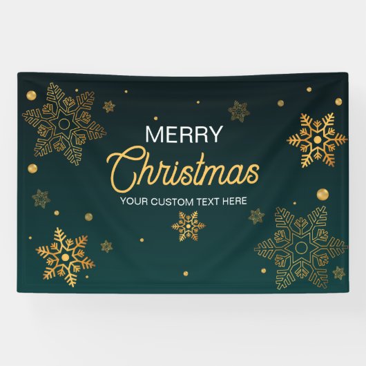 Holidays Christmas party backdrop  Spandoek (Horizontaal)