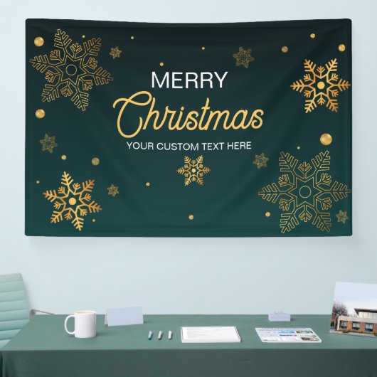 Holidays Christmas party backdrop Spandoek (Beurs)