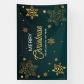 Holidays Christmas party backdrop  Spandoek (Verticaal)