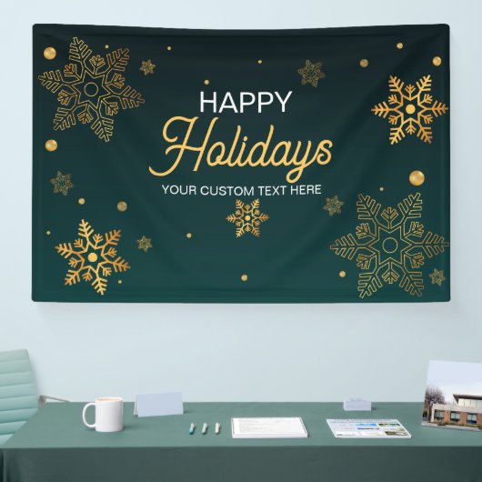 Holidays Christmas party backdrop  Spandoek (Beurs)