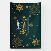 Holidays Christmas party backdrop  Spandoek (Verticaal)