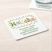 Holidays designed Christmas Kartonnen Onderzetters (Schuin)