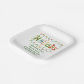 Holidays designed Christmas Papieren Bordje (Gebogen)