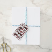 Holidaysnoepjes - Pepermunt (vast) Cadeaulabel (Met Touw)