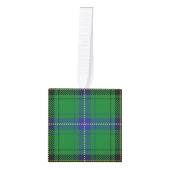 Holidaytime Clan Henderson Tartan Pset Kubus Ornament (Voorkant)