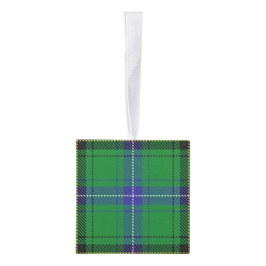 Holidaytime Clan Henderson Tartan Pset Kubus Ornament (Rechts)