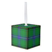 Holidaytime Clan Henderson Tartan Pset Kubus Ornament (Achter hoekig)