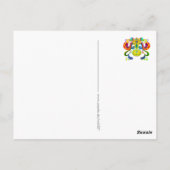 holiES - abstracte vrolijke heilige Koe + uw ideeë Briefkaart (Achterkant)