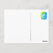 holiES - Flying Hands Pigeons ART Briefkaart (Achterkant)